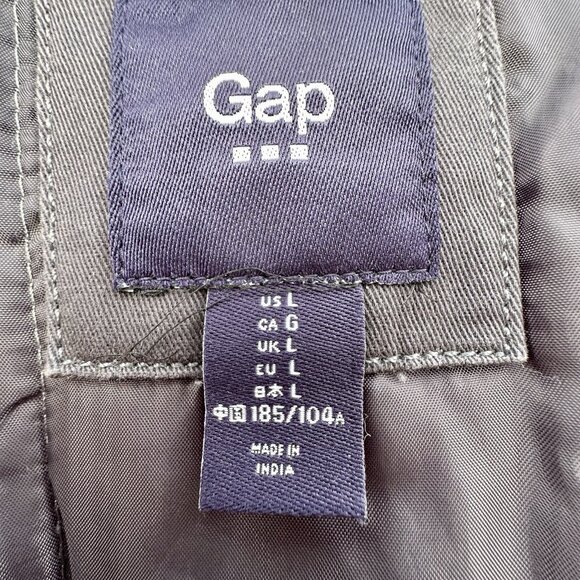 GAP Chore Coat Men's Large Navy Field Work Utility Military Pockets Outdoor NWOT - Picture 8 of 12